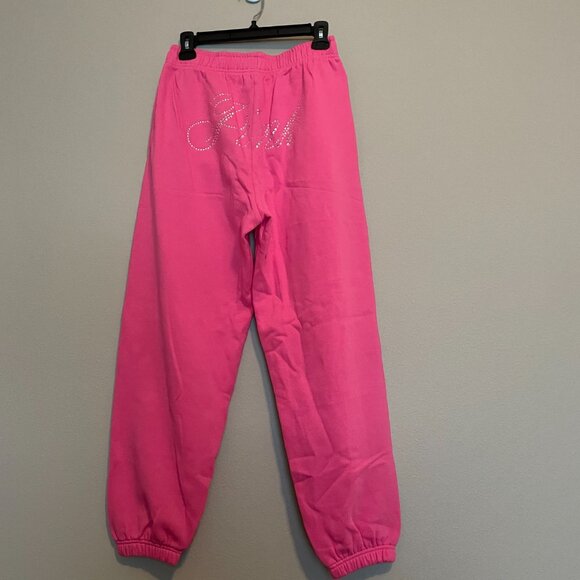Victoria Secret, PINK, S, LIMITED EDITION, CARMINE ROSE BLING, Campus Sweatpants - Picture 3 of 7